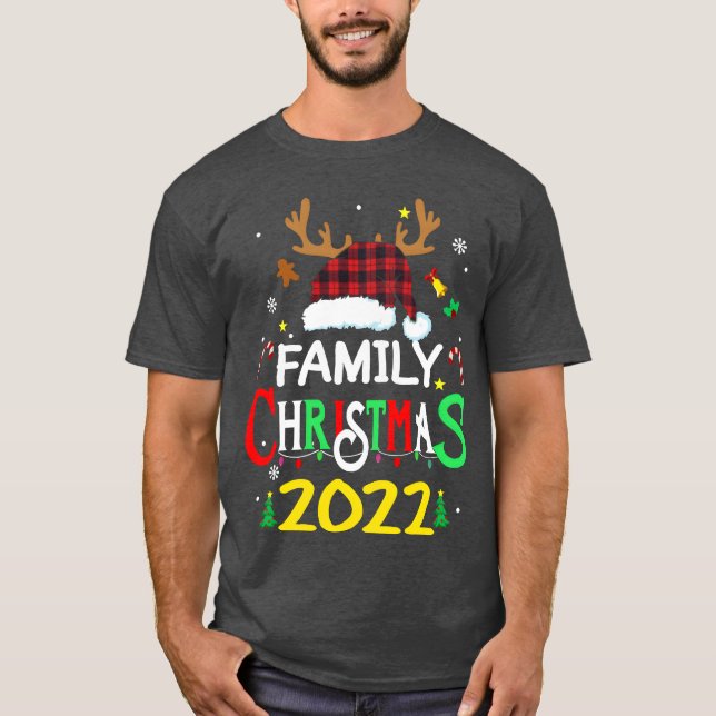 Familjejulklapp 2022 God jul T Shirt (Framsida)