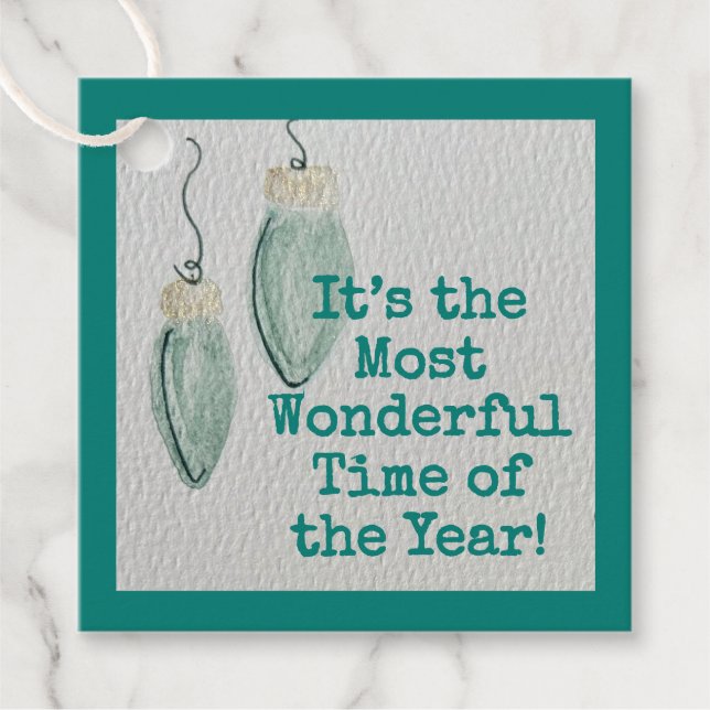 Familjejulklapp/partiförmån Gåvor Etiketter (Framsida)