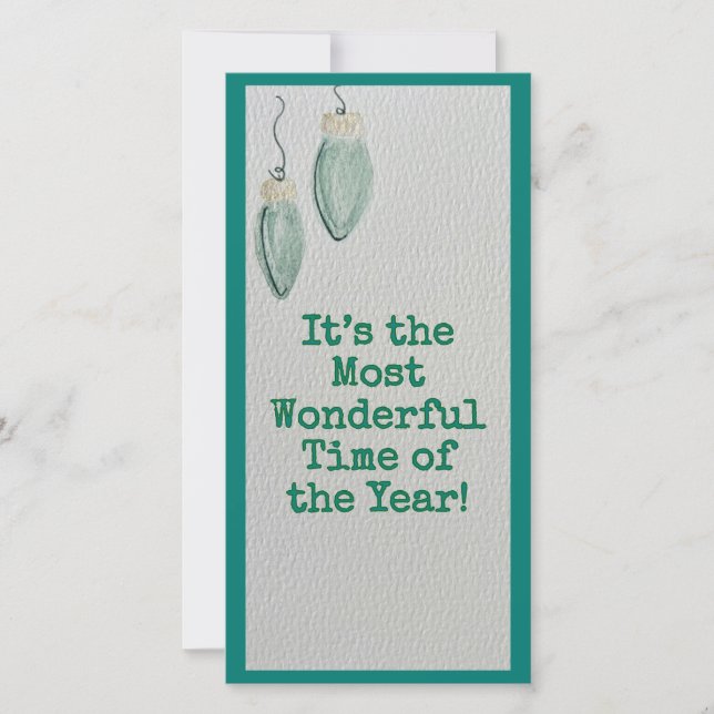 Familjejulkort - Mest underbart - Flyttat kort (Framsida)