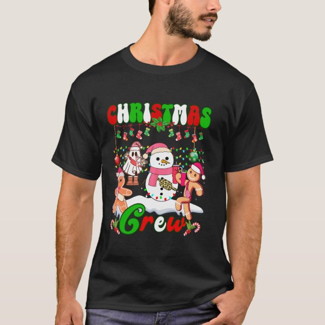 Familjejullbesättning Gingertea Boujee Ghost Xma T Shirt (Framsida)