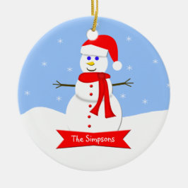 Familjejulprydnad Julgransprydnad Keramik