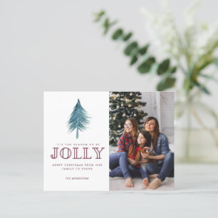 Familjejulsäsong till Jolly Photo Helg Vykort
