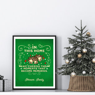 Familjejulsignalen "Cherish the Moments" Poster