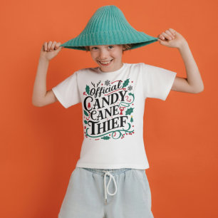 Familjejultider   Officiell Candy cane Thief T Shirt