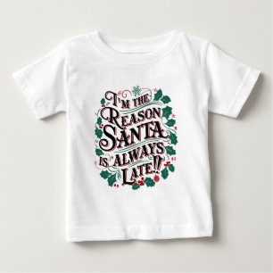 Familjejultider Reason Santa Allat Late T Shirt