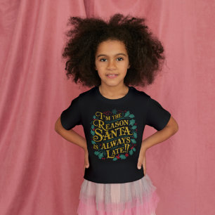Familjejultider Reason Santa Allat Late T Shirt