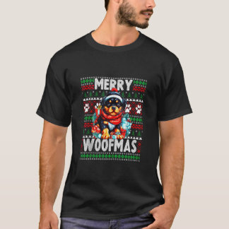 Familjejultomiler Hund Ugly jul Swe T Shirt