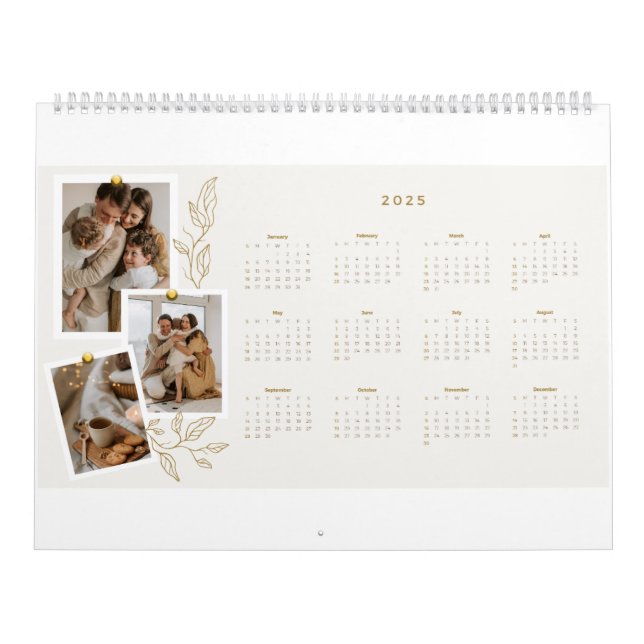 Familjekalender för 2025 kalender (Omslag)