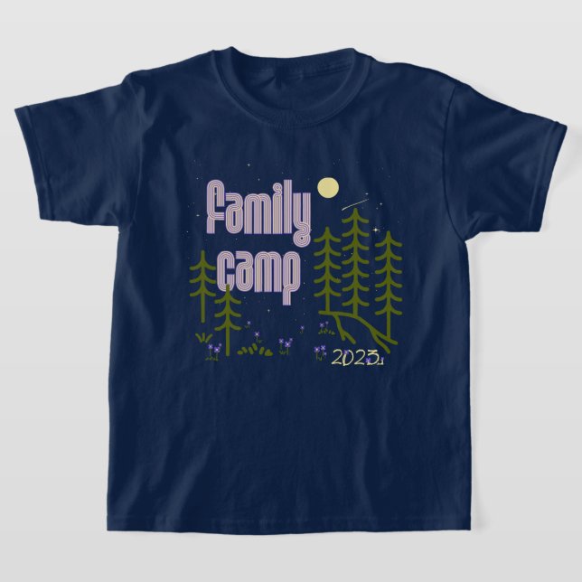 Familjekampa 2023 Ungdoms-T-Shirt T Shirt (Laydown)