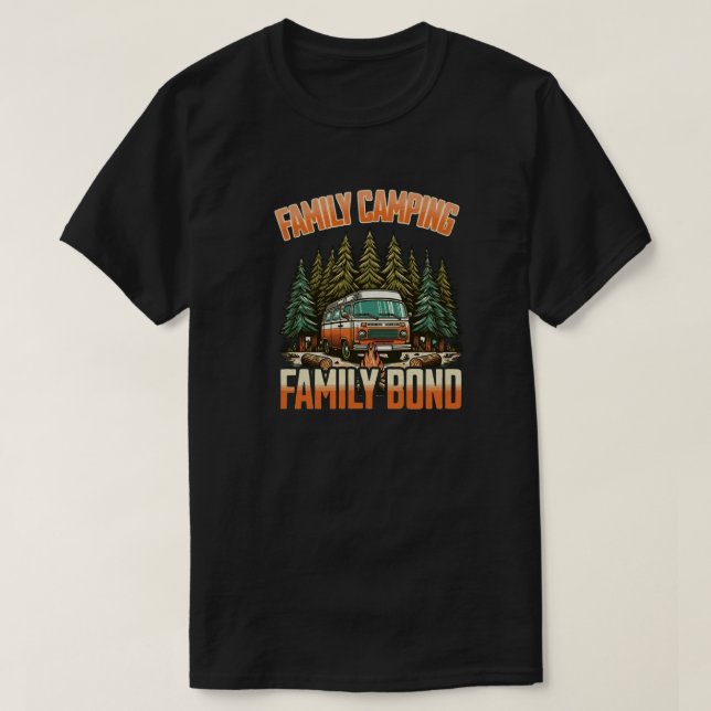 Familjekampanjbond: Roligt utomhus och Äventyr T Shirt (Design framsida)