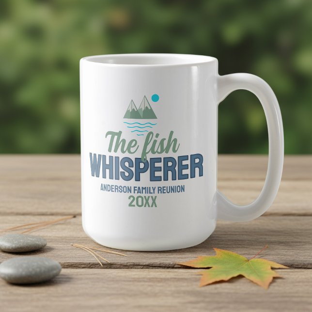Familjekaraktärer Fiskflüstar-ID1317 Kaffemugg (Skapare uppladdad)