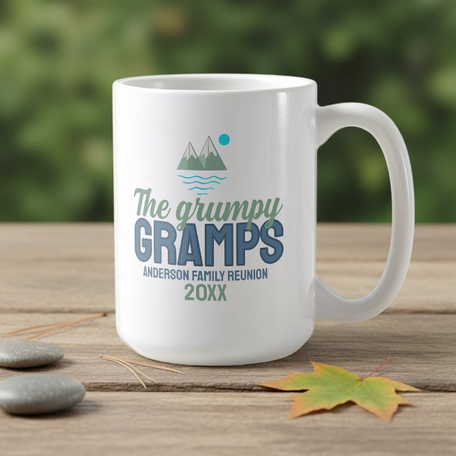 Familjekaraktärer Grumpy Gramps ID1317 Kaffemugg (Skapare uppladdad)