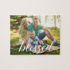 Familjeknutpar: Personlig Photo Puzzle w Pussel