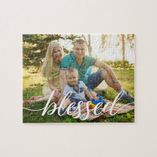 Familjeknutpar: Personlig Photo Puzzle w Pussel
