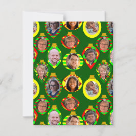 Familjekollage Julkort