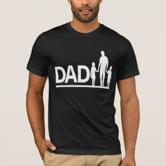 Familjekoncept med far och barn. t shirt