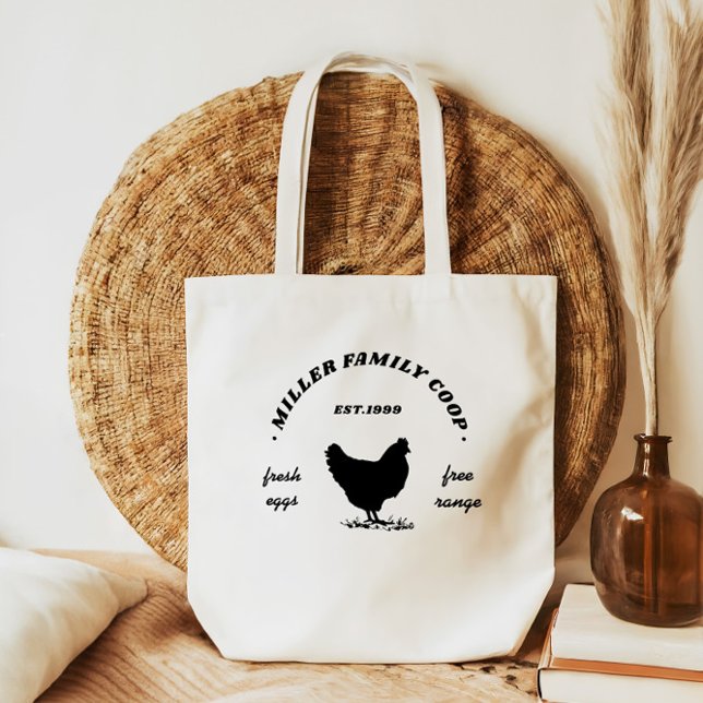 Familjekoncernen Lycklig Hen Farmhouse Tygkasse (Skapare uppladdad)