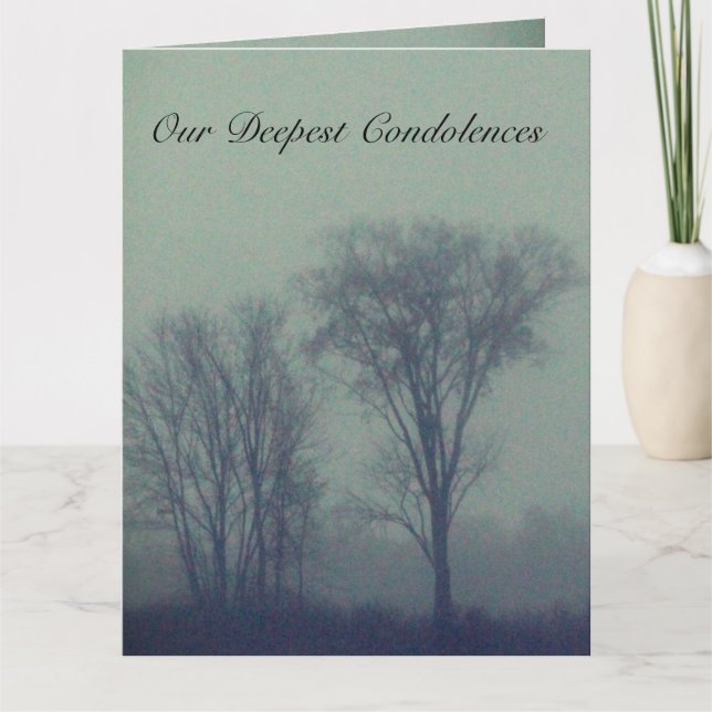 Familjekondoleans Kort (Framsida)