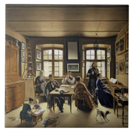 Familjekonsert i Basel (av Sebastian Gutzwiller) Kakelplatta