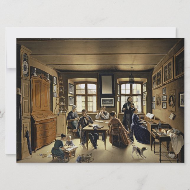 Familjekonsert i Basel (av Sebastian Gutzwiller) Kort (Framsida)