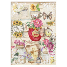 Familjekonst i namn Vintage cottagecore Rustic col