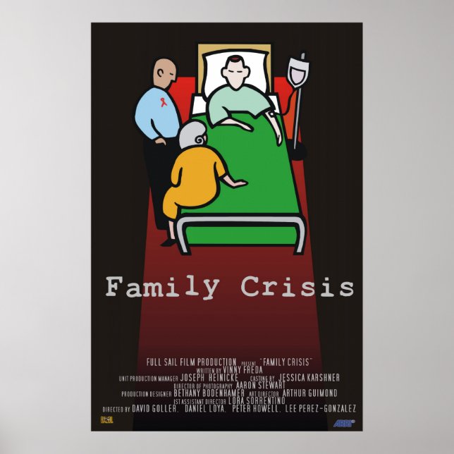 Familjekris Poster (Framsidan)