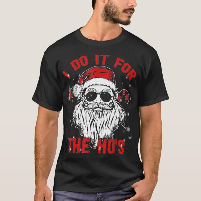 Familjekrisrmas jag gör det för Jultomten S T Shirt (Framsida)