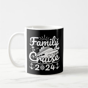 Familjekryssning 2024 Cool Rolig Familjeresa Kryss Kaffemugg