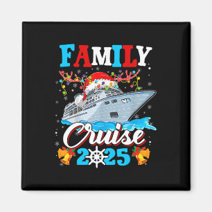 Familjekryssning 2025 Matchande familj julkryssnin Magnet