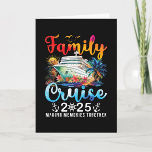 Familjekryssning 2025 Semester Matchande Cruisin T Kort
