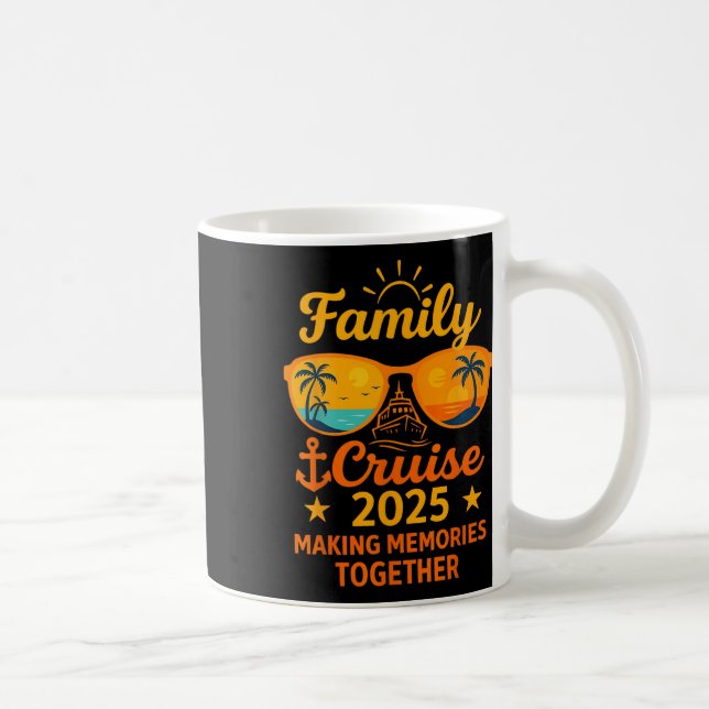 Familjekryssning 2025 Semester Minnen Sungles Tee Kaffemugg (Höger)