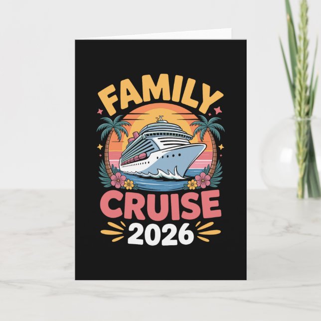 Familjekryssning 2026 Rolig kryssning  Kort (Framsida)