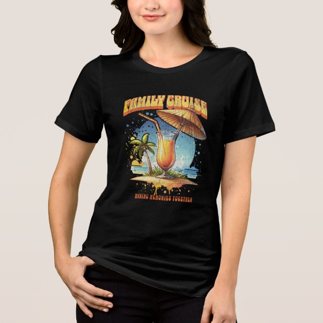 Familjekryssning 2026 Skapa Minnen Tillsammans T Shirt (Framsida)