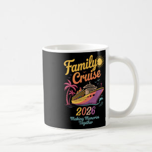 Familjekryssning 2026 Tie Dye Familj Matchande Sem Kaffemugg