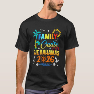 Familjekryssning Bahamas 2026 Sommar Matchande Led T Shirt