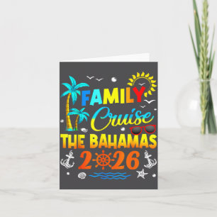 Familjekryssning Bahamas 2026 Sommar Matchande Led Tack Kort