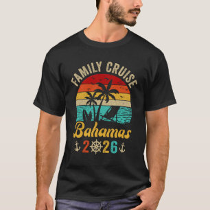 Familjekryssning Bahamas 2026 Sommar Matchande Sem T Shirt