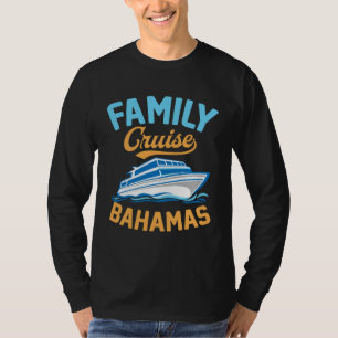 Familjekryssning Bahamas Matchande Tropisk Kryssni T Shirt