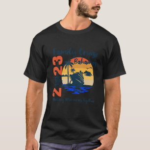 Familjekryssning Bahamas Vacay 2023 Memories T Shirt