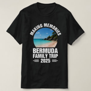 Familjekryssning Bermuda 2025 sommar matchande T Shirt