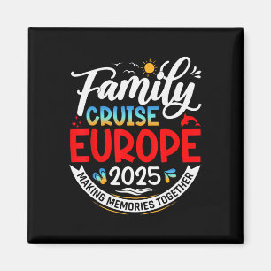 Familjekryssning Europa 2025 Europa Familjesemeste Magnet