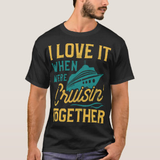 Familjekryssning, gruppkryssning, rena kryssningsg t shirt