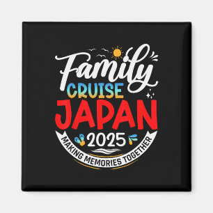Familjekryssning Japan 2025 Matchande familjesemes Magnet