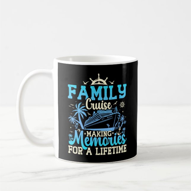 Familjekryssning Skapar Minnen För En Livstid Roli Kaffemugg (Vänster)