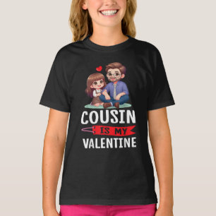 Familjekusen i lycklig är min Alla alla hjärtans T Shirt