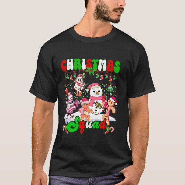 Familjekvadraten Funny Boujee Gingerbröd Xm T Shirt (Framsida)