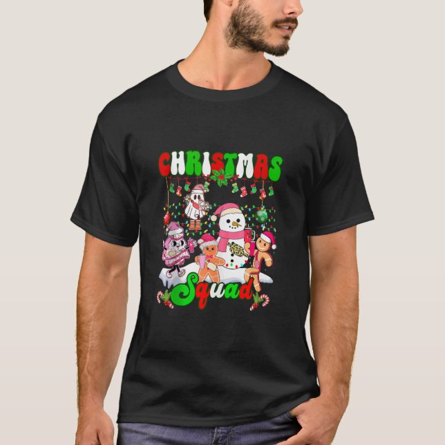 Familjekvadraten Funny Boujee Gingerbröd Xm T Shirt (Framsida)