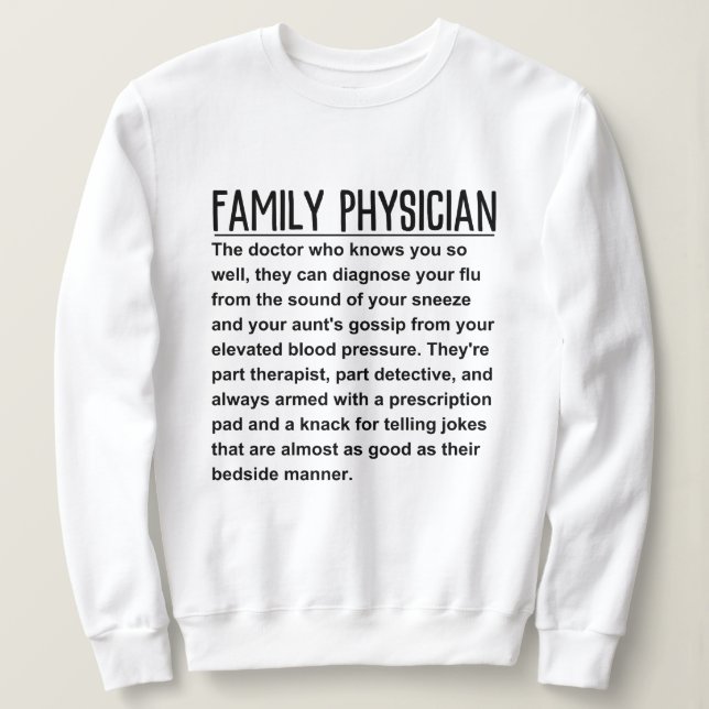 Familjeläkare T Shirt (Design framsida)