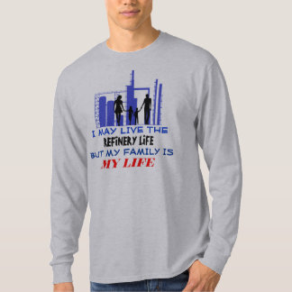 familjeliv - raffinaderiliv t shirt