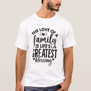 Familjelivets underbarare välsignelse Ord T Shirt